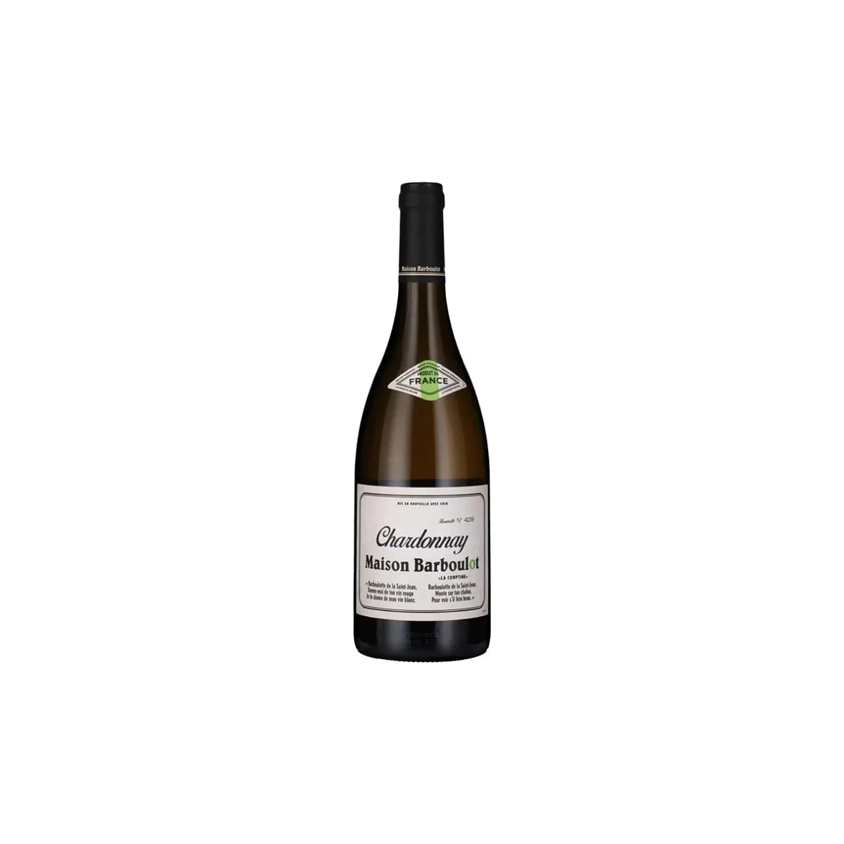 בקבוק שרדונה של מייזון ברבולו | Maison Barbolo Chardonnay