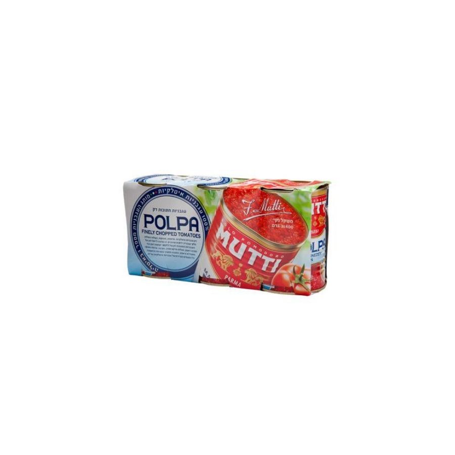 MUTTI | Polpa שלישיית עגבניות מרוסקות